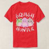 Niedliche Squish Hunter Großgeschenke T-Shirt (Design vorne)