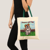 Niedliche St. Bernard Buchtasche Tragetasche (Vorderseite (Produkt))