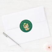 Niedliche St. Patrick's Day Cat Stickers - Kawaii (Umschlag)