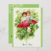 Niedliche St. Patrick's Day Party Einladungen! Einladung (Vorne/Hinten)