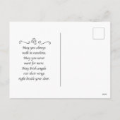 Niedliche St. Patrick's Day Welpenkarte Feiertagspostkarte (Rückseite)