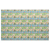 Niedliche Stadtstraßen Stoff (Fat Quarter (45,7 x 55,9 cm))