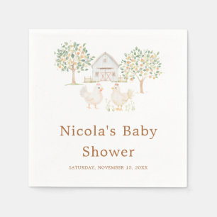 Niedliche Stalldusche Serviette
