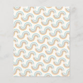 Niedliche Star Moon Blue Babydusche (Rückseite)