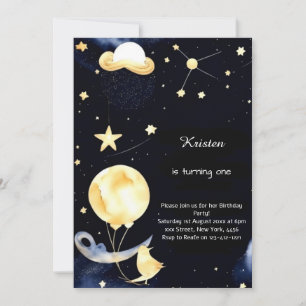 Niedliche Stardust-Kinder zum Geburtstag Einladung