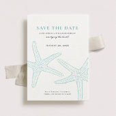 Niedliche Starfish Save the Date-Karte Save The Date