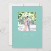 Niedliche Starfish Save the Date-Karte Save The Date (Rückseite)