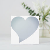 Niedliche, staubige, blaue Valentiner Tageskarte (Stehend Vorderseite)