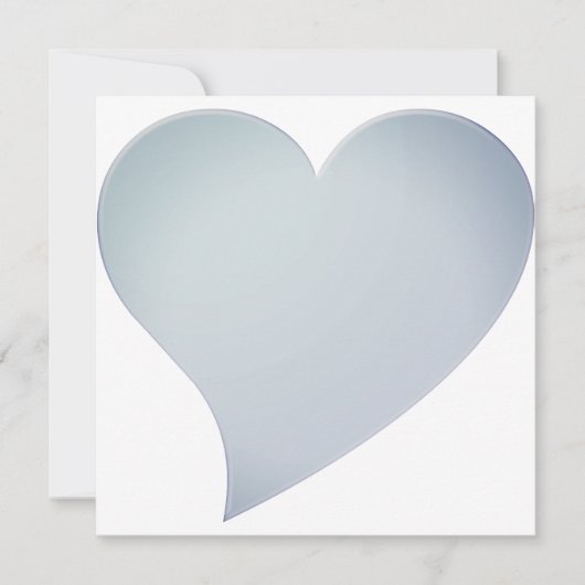 Niedliche, staubige, blaue Valentiner Tageskarte (Vorderseite)