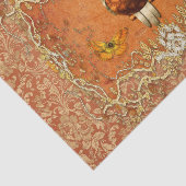 Niedliche steampunk Eule Seidenpapier (Ausschnitt)