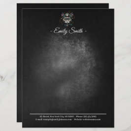 Niedliche Steampunkkatze mit Uhren und Gängen. Briefbogen