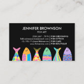 Niedliche Stechwaagen Visitenkarte (Rückseite)