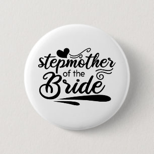 Niedliche Stepmutter der Braut Wedding Bridal Bach Button