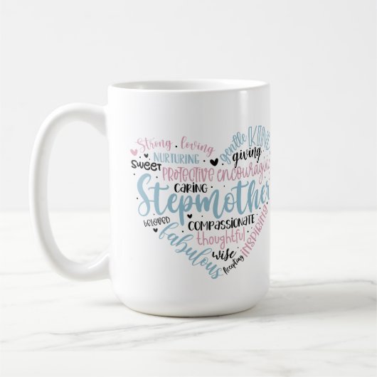Niedliche Stepmutterkunst Kaffeetasse (Links)