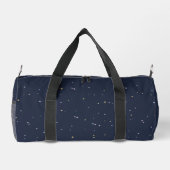 Niedliche Sterne auf einem funkelnden Night Sky Duffle Bag (Rückseite)