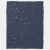 Niedliche Sterne auf einem funkelnden Night Sky Fleecedecke (Vorderseite)