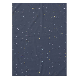 Niedliche Sterne auf einem funkelnden Night Sky Tischdecke