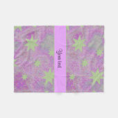 Niedliche Sterne Fleecedecke (Vorderseite (Horizontal))