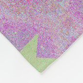 Niedliche Sterne Fleecedecke (Ecke)