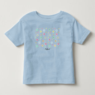 Niedliche Sterne mit Pastellfarben Kleinkind T-shirt