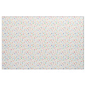 Niedliche Sterne und Dots konfetti auf weiß Stoff (Fat Quarter (45,7 x 55,9 cm))