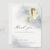 Niedliche Sternenmagie Wasserfarbendusche Dankeskarte (Vorderseite)