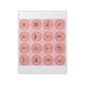 Niedliche Sticky Notes Notizblock (Rotiert)