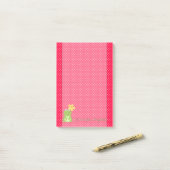 Niedliche Stilelemente, Polka Dots, Frosch Post-it Klebezettel (Auf Schreibtisch)