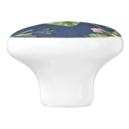 Niedliche Stilfarben tropisches Hawaii-Muster Keramikknauf (Seitenansicht)