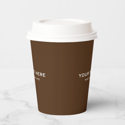 Niedliche, stilvolle Business Corporate Event Einf Pappbecher (Links)