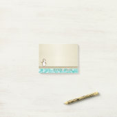 Niedliche, stilvolle Elegant, Happy Penguine Post-it Klebezettel (Auf Schreibtisch)