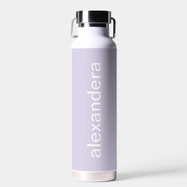 Niedliche, stilvolle und Lila Personalisiert Schoo Trinkflasche