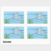 Niedliche Stingray Stickers (Blatt)