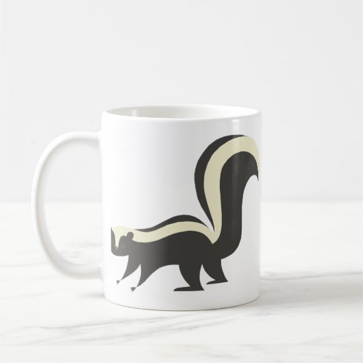 Niedliche Stinktier-Tasse Kaffeetasse (Links)