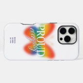 niedliche stolze Phonecase iPhone Hülle (Rückseite (Horizontal))