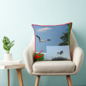 Niedliche Storchenkollagen Kissen (Stuhl )