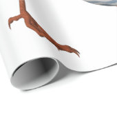 Niedliche Stork & Baby Moderne Babydusche Geschenkpapier (Rolleneckpunkt)