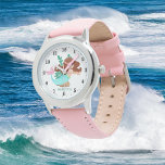 niedliche Strandfreunde geben Mädchen ihren Namen Armbanduhr<br><div class="desc">niedliche Meerjungfrau-Liebhaber geben Mädchen ihren Namen</div>