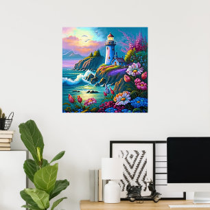 Niedliche Strandfreunde Poster