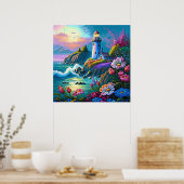 Niedliche Strandfreunde Poster (Küche)