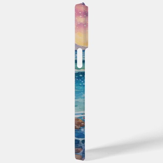 niedliche Strandfreunde tragen ihren Namen Case-Mate iPhone Hülle (Rückseite / Rechts)