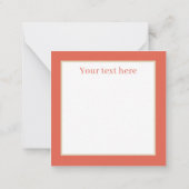 niedliche Strandkrabbe hinzufügen Mitteilungskarte (Rückseite)