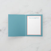 Niedliche Strandkrabbelfreunde schreiben Karte (Innenseite)