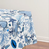 Niedliche Strandkrabben und Schildkröten Tischdecke (Beispiel)