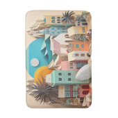 Niedliche Strandlandschaft Badematte (Vorderseite Vertikal)