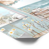 niedliche Strandlandschaft Poster (Ecke)