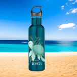 niedliche Strandschildkröte Edelstahlflasche<br><div class="desc">niedliche Strandschildkröten tragen den Namen Edelstahlwasserflasche</div>