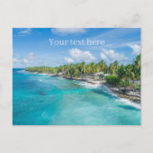 niedliche Strandszene Postkarte (Vorderseite)