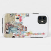 Niedliche Straßen von Paris-Collage Case-Mate iPhone Hülle (Rückseite (Horizontal))