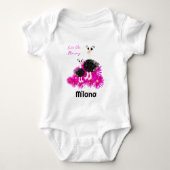 Niedliche Strauße Baby Strampler (Vorderseite)